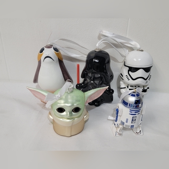 Hallmark Disney Star Wars Set of 5 Ornaments - Picture 2 of 16